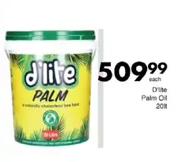 Save D'lite Palm Oil offer