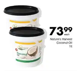 Save Nature's Harvest Coconut Oil offer