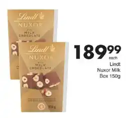 Save Lindt Nuxor Milk Chocolate offer