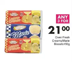 Save Oven Fresh Creams/Marie Biscuits offer
