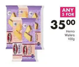 Save Henro Wafers offer