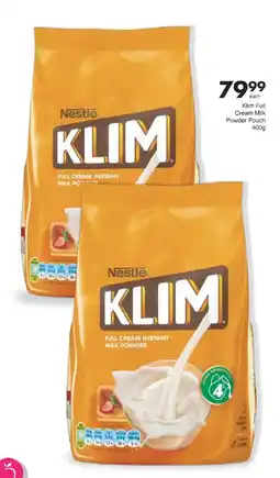 Save Nestle KLIM Full Cream Instant Milk Powder offer
