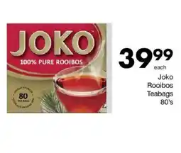 Save Joko Rooibos Teabags offer