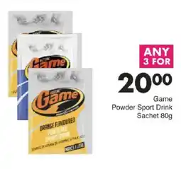 Save Game Powder Sport Drink offer
