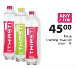 Save Thirsti Sparkling Flavoured Water offer