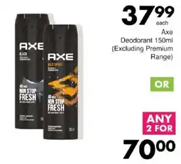 Save Axe Deodorant offer