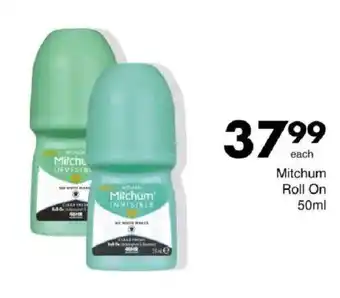 Save Mitchum Invisible Roll On offer