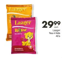 Save Laager Tea 4 Kids 40's offer