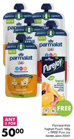 Save Parmalat Kids Yoghurt Pouch offer