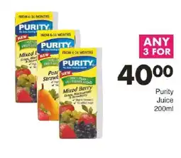 Save Purity Juice offer