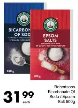 Save Robertsons Bicarbonate Of Soda / Epsom Salt offer