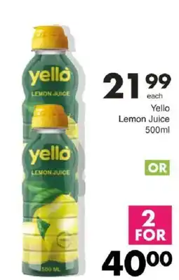 Save Yello Lemon Juice offer