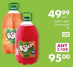 Save Fusion Juice Concentrate offer