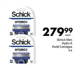 Save Schick Men Hydro 5 Refill Cartridges offer