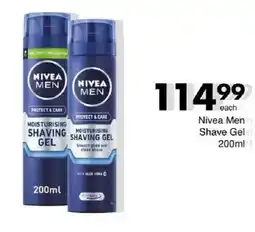 Save Nivea Men Moisturising Shaving Gel offer