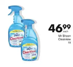 Save Mr Sheen ClearView offer