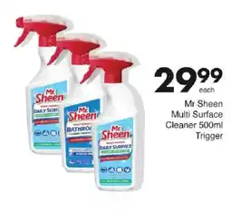 Save Mr Sheen Multi Surface Cleaner offer