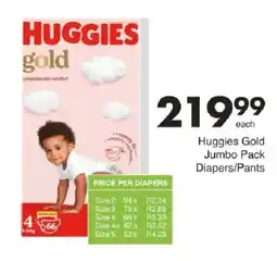 Save Huggies Gold Jumbo Pack Diapers/Pants offer