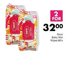 Save Save Baby Wet Wipes 80's offer