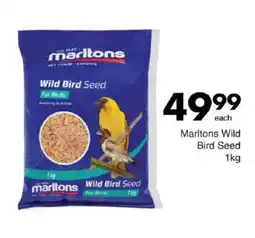 Save Marltons Wild Bird Seed offer
