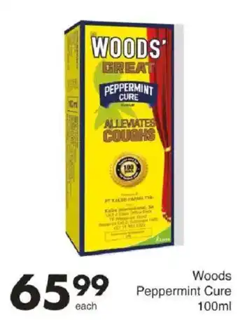 Save Woods Peppermint Cure offer