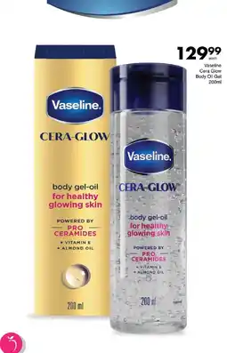 Save Vaseline Cera Glow Body Oil Gel offer
