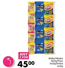 Save Simba Niknaks Fritos Doritos offer