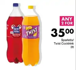Save Sparletta/ Twist Cooldrink offer