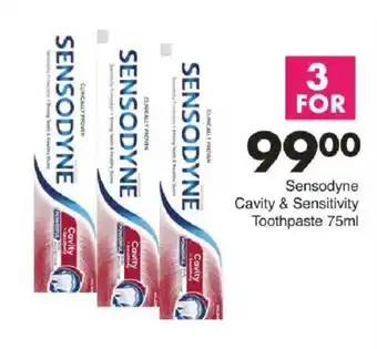 Save Sensodyne Cavity & Sensitivity Toothpaste offer
