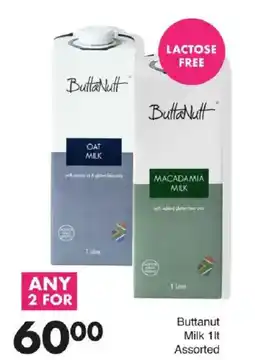 Save Buttanut Milk 1lt Assorted offer