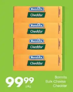 Save Bonnita Bulk Cheese Cheddar offer