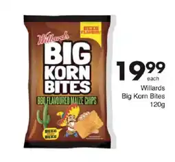 Save Willards Big Korn Bites offer
