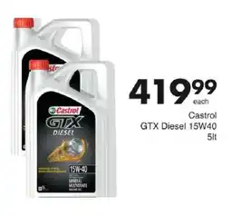 Save Castrol GTX Diesel 15W40 offer