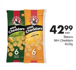 Save Bakers Mini Cheddars offer