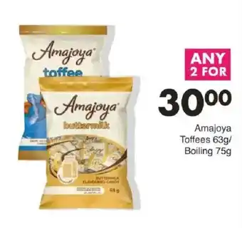 Save Amajoya toffee offer