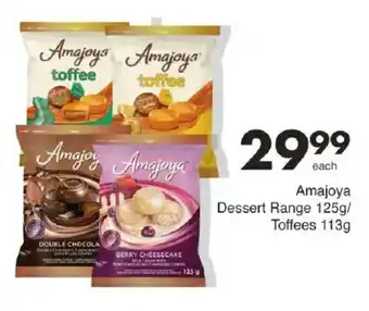 Save Amajoya Dessert Range offer