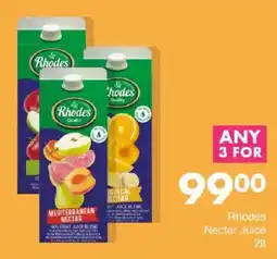 Save Rhodes Nectar Juice offer