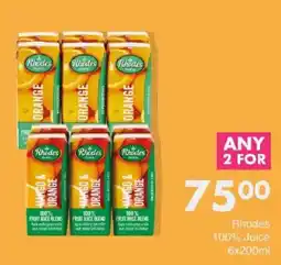 Save Rhodes 100% Juice offer