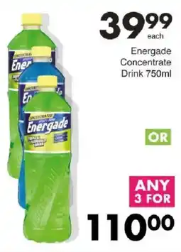 Save Energade Concentrate Drink offer