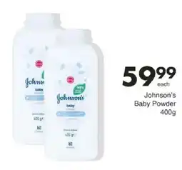 Save Johnson's Baby Powder offer