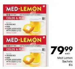 Save Med Lemon Sachets offer