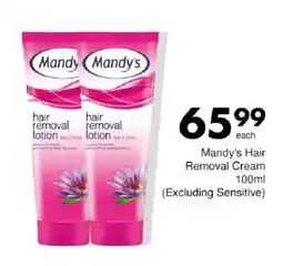 Save Mandy's Hair Removal Cream offer