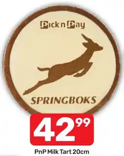 Pick n Pay PnP Milk Tart offer