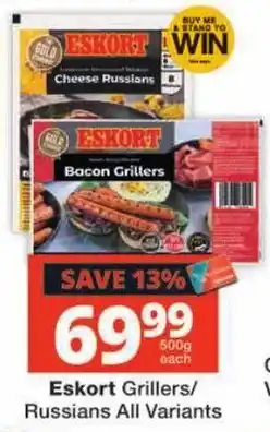 Checkers Eskort Grillers/Russians offer