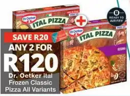 Checkers Dr. Oetker Ital Frozen Classic Pizza offer