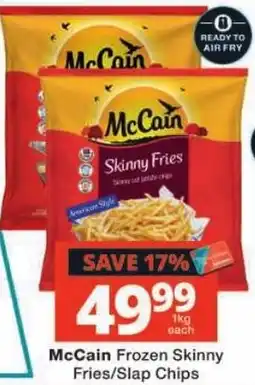 Checkers McCain Frozen Skinny Fries/Slap Chips offer