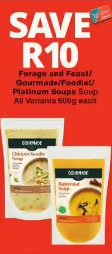 Checkers Gourmade Chicken Noodle Soup offer
