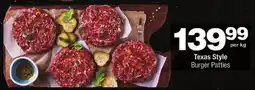 Checkers Texas Style Burger Patties offer