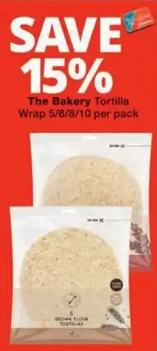 Checkers The Bakery Tortilla Wrap offer