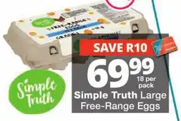 Checkers Simple Truth Large Free-Range Eggs offer